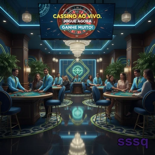 App sssq mostrando jogo de cassino ao vivo com dealers.