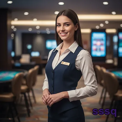 Atendente auxiliando jogador VIP em cassino ao vivo